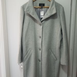 Wool blend grey jacket
